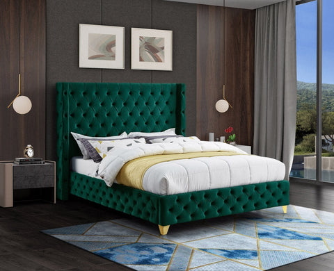 Savan Velvet Bed