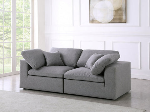 Serene Linen Textured Deluxe Modular Down Filled Cloud-Like Comfort Overstuffed