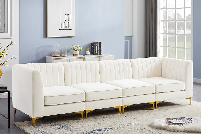 Alina Velvet Modular Sofa L