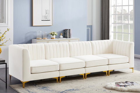 Alina Velvet Modular Sofa L