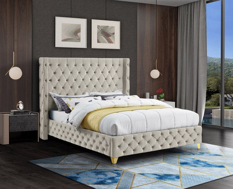Savan Velvet Bed