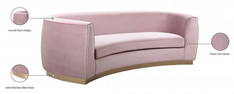 Julian Velvet Sofa