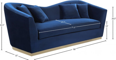 Arabella Velvet Sofa