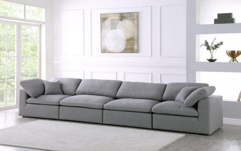 Serene Linen Textured Deluxe Modular Down Filled Cloud-Like Comfort Overstuffed l