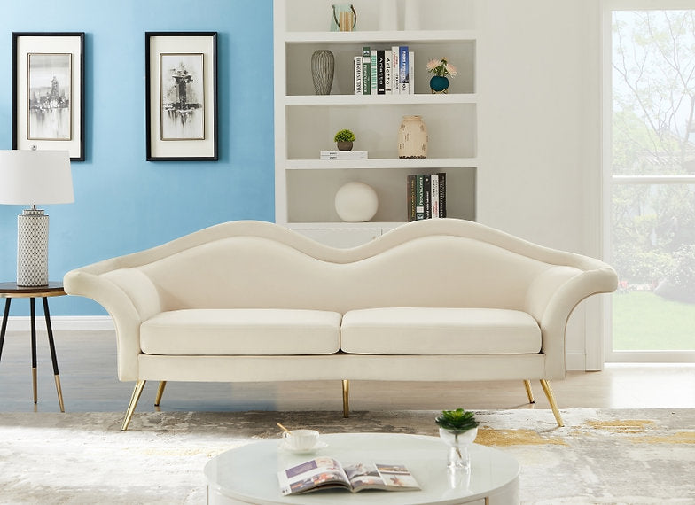 Lips Velvet Sofa