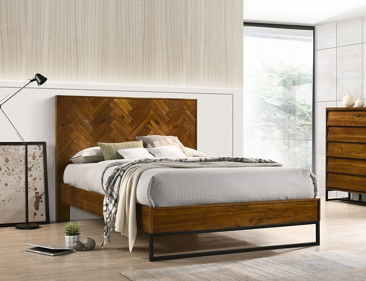 Reed Wood Bed