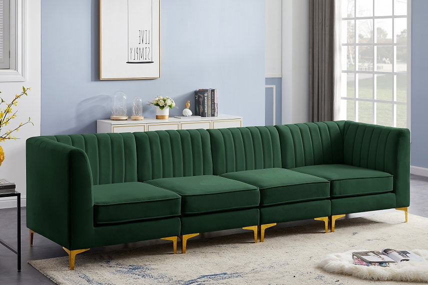 Alina Velvet Modular Sofa L