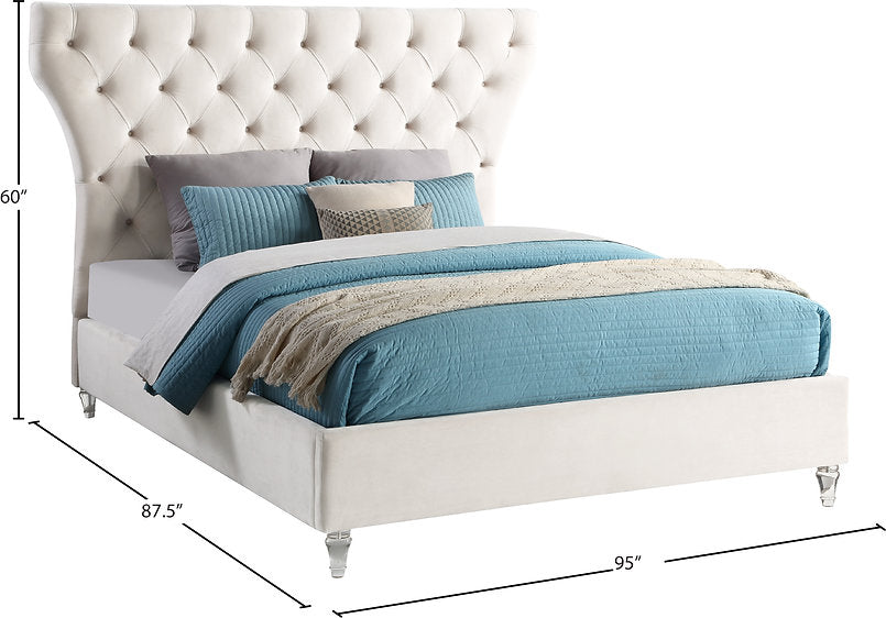 Kira Velvet Bed