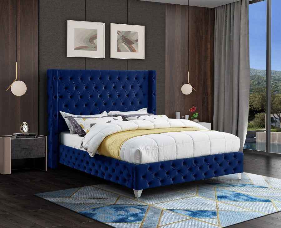 Savan Velvet Bed