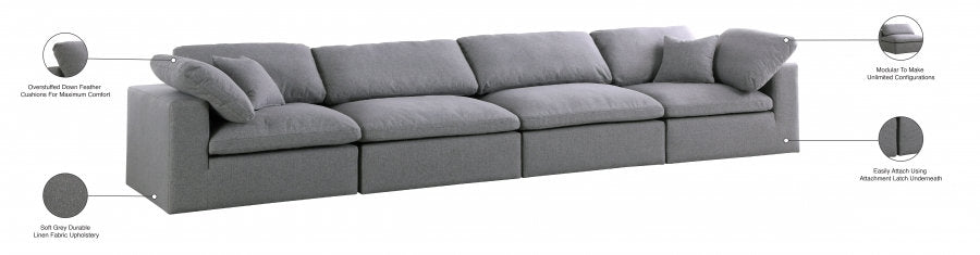 Serene Linen Textured Deluxe Modular Down Filled Cloud-Like Comfort Overstuffed l