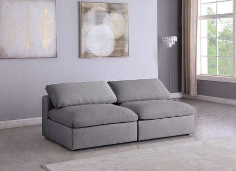 Serene Linen Textured Deluxe Modular Down Filled Cloud-Like Comfort Overstuffed s
