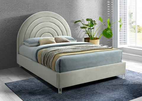 Rainbow Velvet Bed