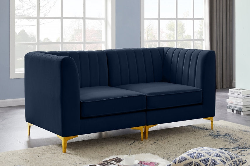 Alina Velvet Modular Sofa l