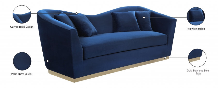 Arabella Velvet Sofa