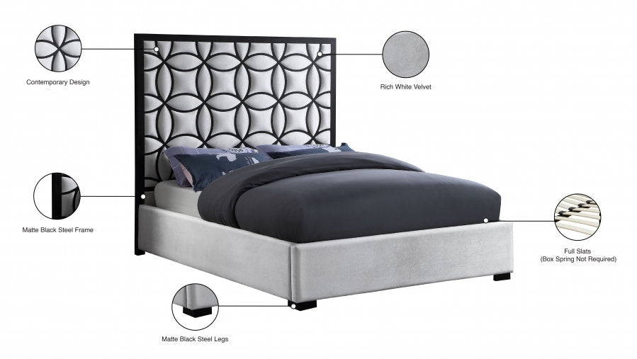 Taj Velvet Bed