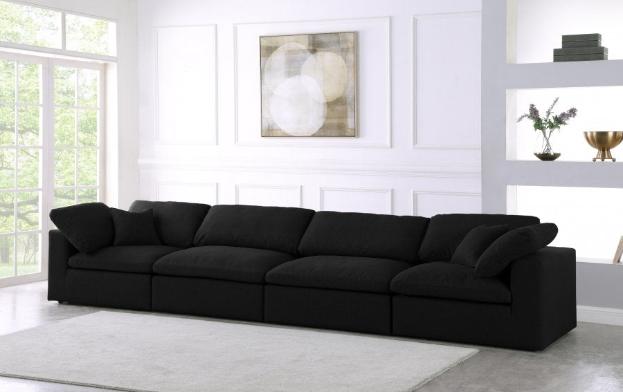 Serene Linen Textured Deluxe Modular Down Filled Cloud-Like Comfort Overstuffed l