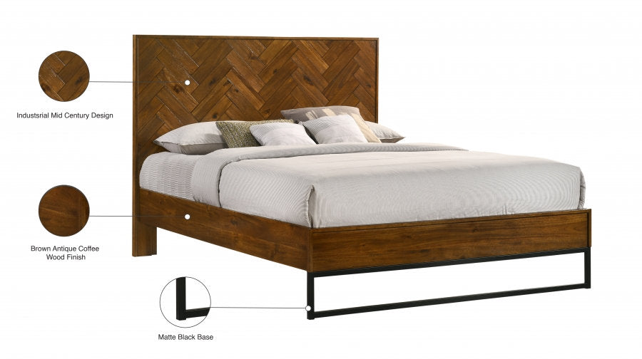 Reed Wood Bed