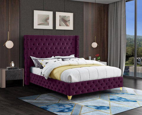 Savan Velvet Bed