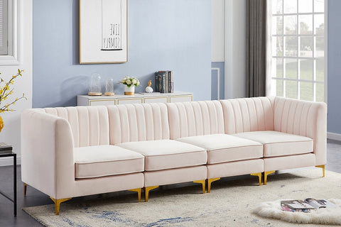 Alina Velvet Modular Sofa L