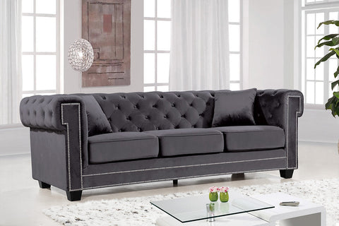 Bowery Velvet Sofa
