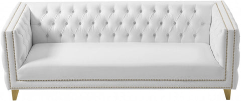 Michelle Faux Leather Sofa