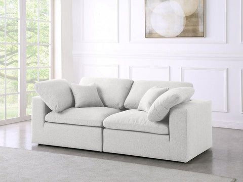 Serene Linen Textured Deluxe Modular Down Filled Cloud-Like Comfort Overstuffed