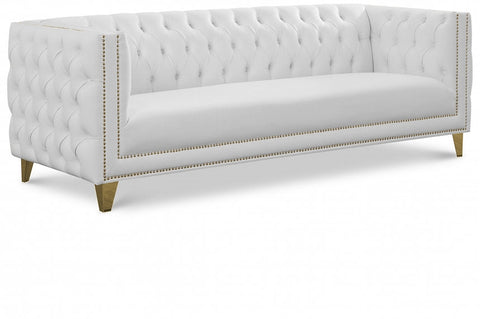 Michelle Faux Leather Sofa