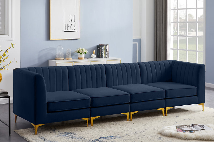 Alina Velvet Modular Sofa L