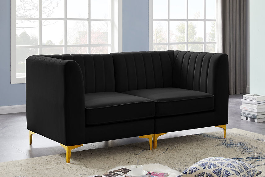 Alina Velvet Modular Sofa l