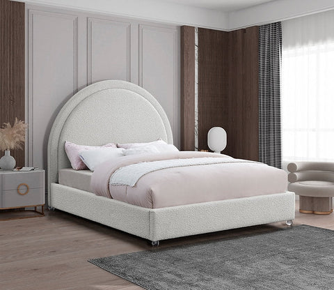Milo Boucle Fabric Bed