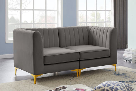 Alina Velvet Modular Sofa l